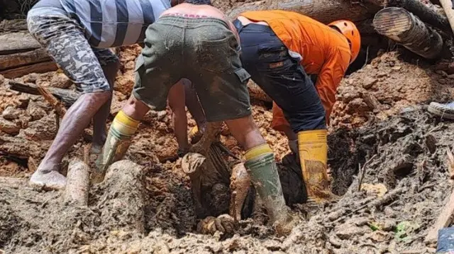 Banjir bandang dan tanah longsor yang melanda Kampung Jim (Meyes), Distrik Catubouw, Kabupaten Pegunungan Arfak, Papua Barat, memakan banyak korban jiwa. (Liputan6.com/ Dok Basarnas Manokwari)