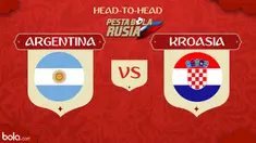 Berita video head-to-head Piala Dunia Rusia 2018: Argentina vs Kroasia.