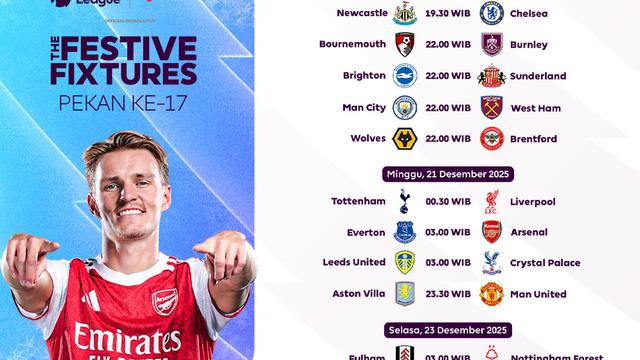 Saksikan Liga Inggris pekan ke-17 di Vidio. (dok. vidio.com)