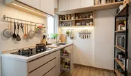 11 Model Dapur Kecil dengan Penyimpanan Vertikal agar Leluasa saat Masak