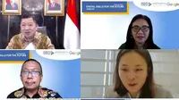Diskusi ISED Series ke-11 bertajuk Digital Skills for The Future: Mewujudkan Visi Indonesia Maju 2045 melalui Peningkatan Keterampilan Digital, Kamis (18/3/2021).