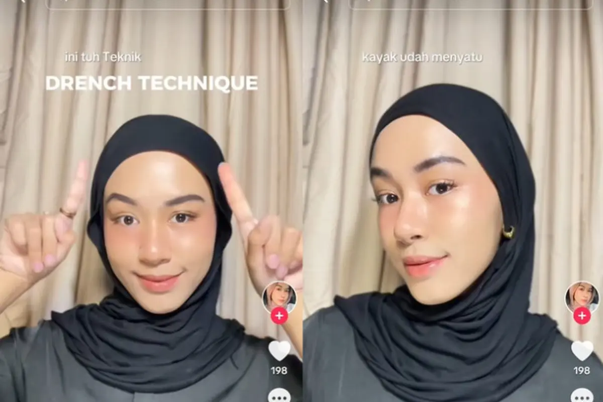 Make Up Awet dengan Drench Technique