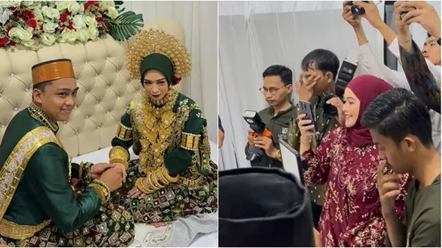 6 Potret Meggy Wulandari di Momen Pernikahan Anak Sambung, Kental Adat Bugis