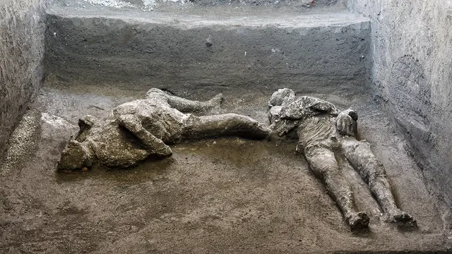 Jasad Penduduk Korban Erupsi Gunung Vesuvius Ditemukan di Pompeii