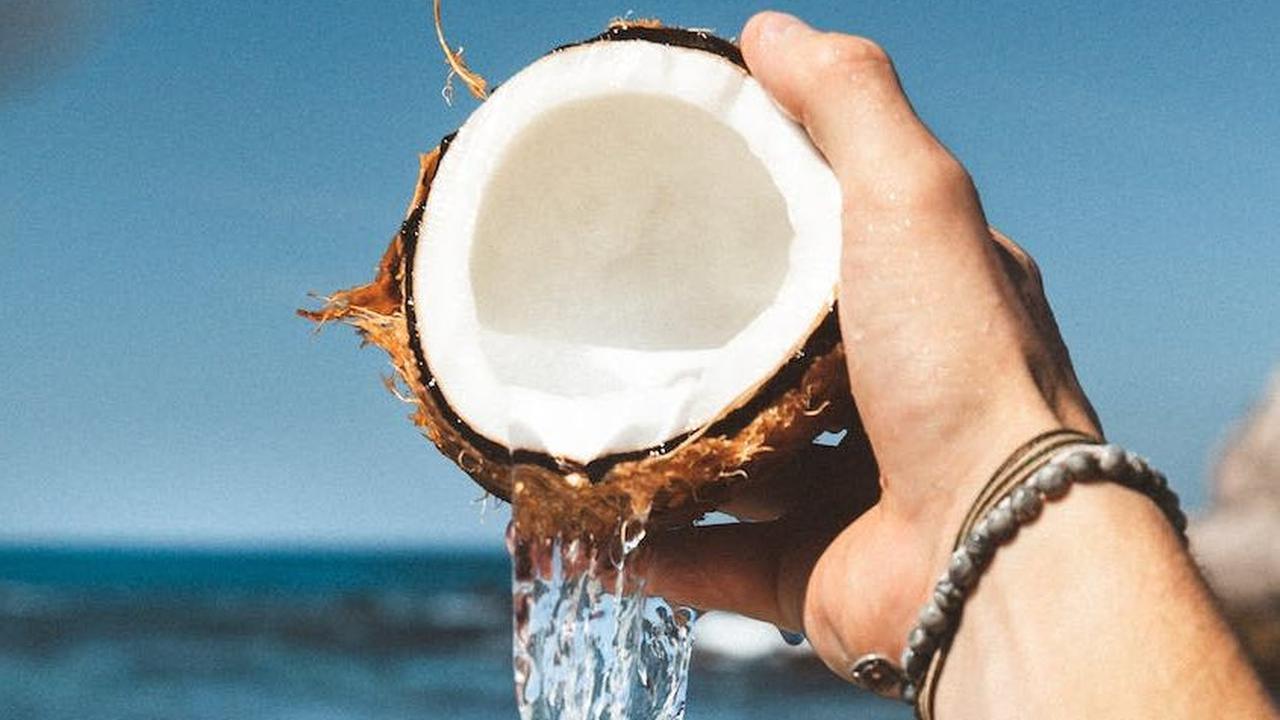 10. Air Kelapa: Memberikan air kelapa dapat membantu mendinginkan tubuh dan mengurangi kelembapan yang memicu sariawan.