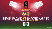 Semen Padang vs Bhayangkara FC (Liputan6.com/Abdillah)