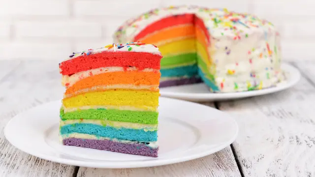 rainbow cake