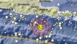 Gempa M5,2 Guncang Tenggara Malang, Tak Berisiko Tsunami