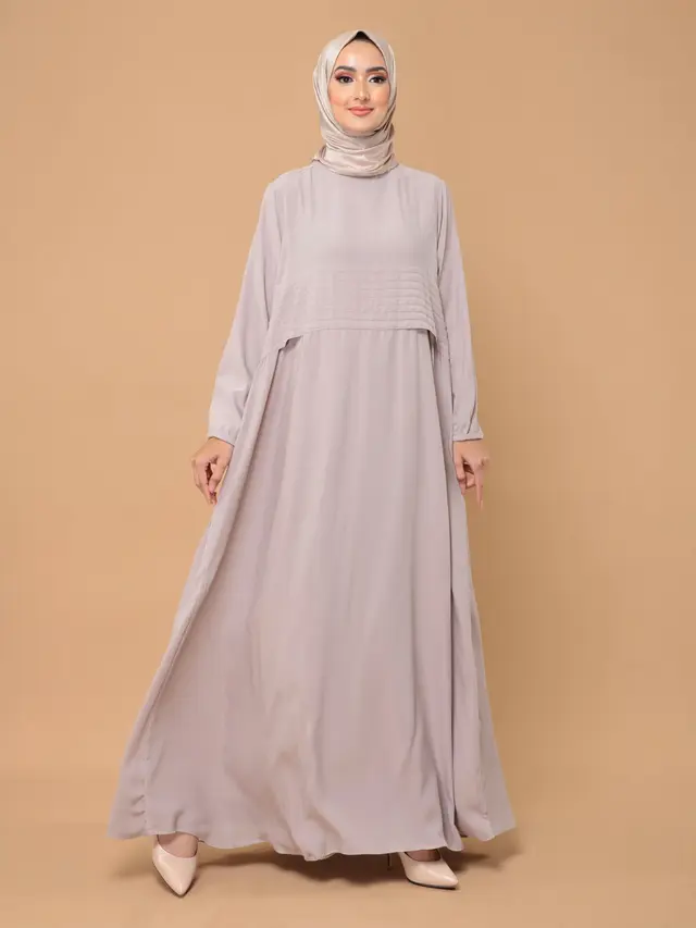 Model Gamis Agar Perut Tidak Buncit