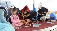 Bandara Internasional Juanda Ajak Anak-Anak Melukis Dengan Akrilik di Gantungan Kunci