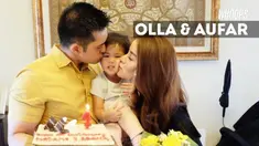 Lewat akun media sosial miliknya, Olla dan Aufar membagikan momen kebahagiaan ulang tahun pernikahan.