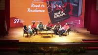 Peluncuran buku 'Anak Negeri di Pusaran Konflik Suriah' serta pemutaran film 'Road to Resilience' di Perpusnas. (Foto: Istimewa)