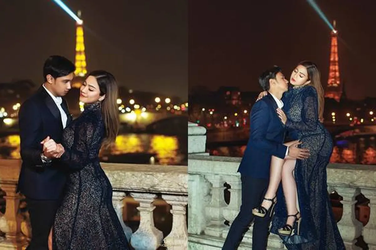5 Pemotretan Felicya Angelista dan Caesar Hito di Paris Ini Tampil Romantis