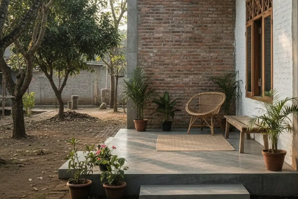 Inspirasi Teras Rumah di Desa