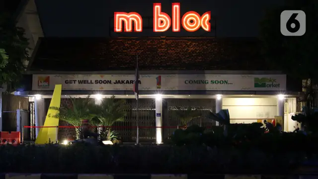 Jakarta Malam Hari Saat Pemberlakuan PSBB