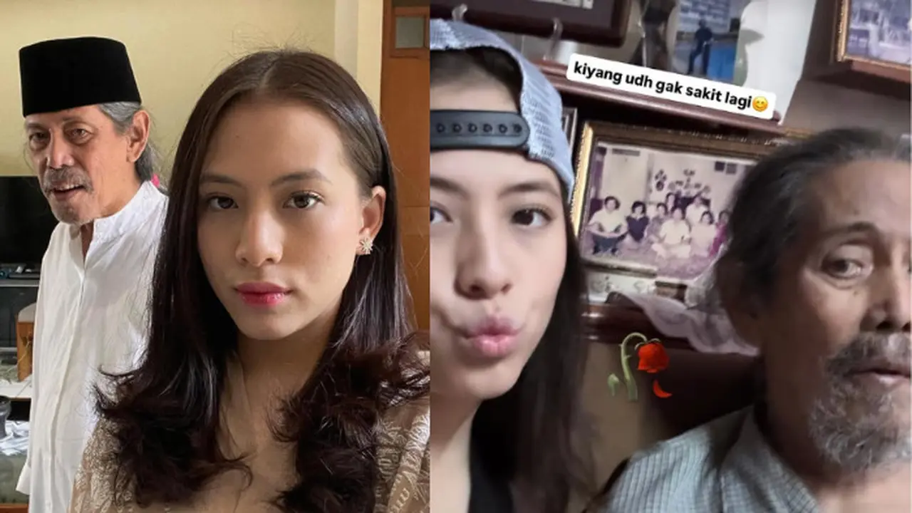 Acil Bimbo dan Adhisty Zara sang cucu (Foto: Instagram @zaraadhsty)