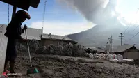 Dahsyat! Abu Gunung Sinabung Menyebar Sampai Malaysia