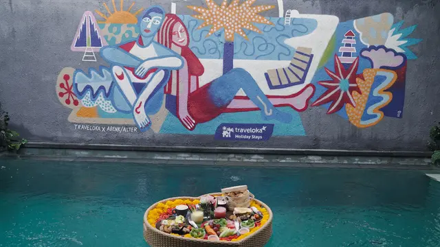 Menginap sekaligus Berfoto Ria di Vila Berhiaskan Karya Visual Seniman Lokal