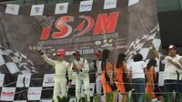 Alvin Bahari (paling kiri) rebut podium dua di seri 1 ISSOM 2017 (istimewa)