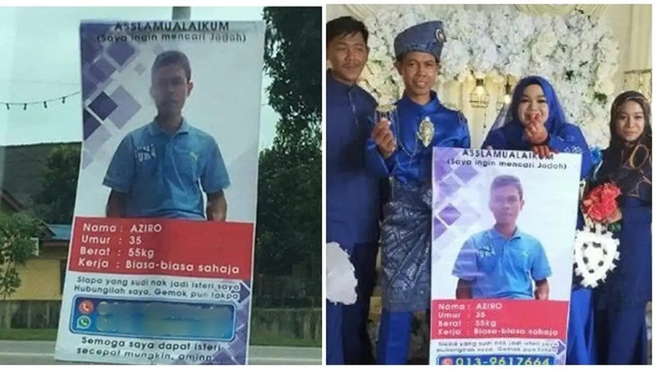 Pria Pencari Jodoh Lewat Spanduk Akhirnya Menikah, Sempat Dihubungi 5 Wanita