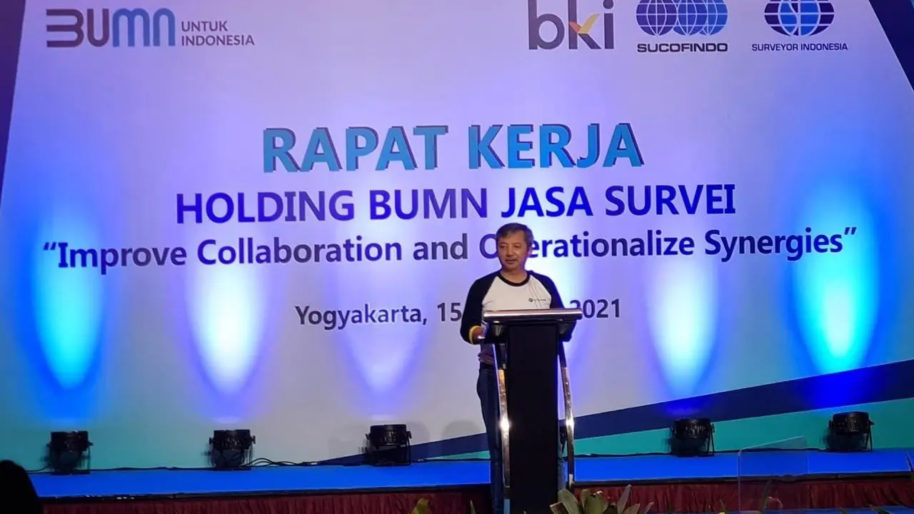 Holding BUMN Jasa Survei menggelar rapat kerja