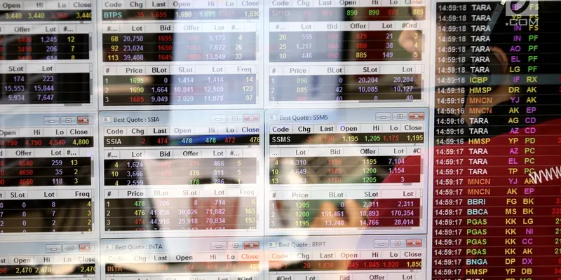 Pasar saham Indonesia naik 23,09 poin