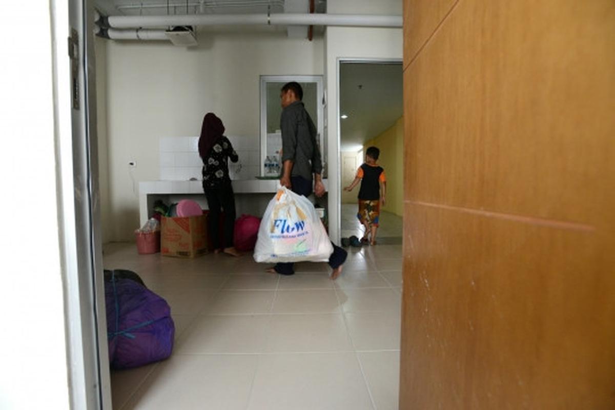 Warga Kampung Pulo mulai berbenah ke Rusun Jatinegara