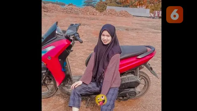 Hasmiani (18) gadis belia yang viral karena jadi tukang tambal ban (Liputan6.com/Istimewa)