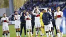 Anak asuh Roberto Martinez itu unggul dua angka dari Slovakia di urutan kedua. (AP Photo/Brynjar Gunnarsson)