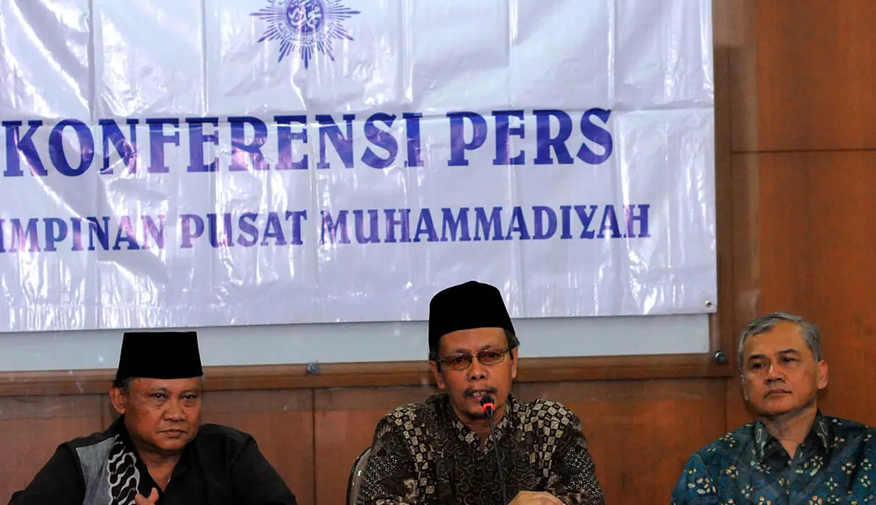 Pimpinan Pusat Muhammadiyah telah melakukan hisab untuk menentukan awal Ramadan. Jakarta, Senin (16/6/14) (Liputan6.com Faisal R Syam)