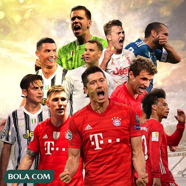 Ilustrasi - Klub Top Eropa: Bayern Munchen dan Juventus