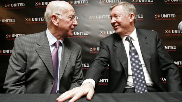 Bobby Charlton, Alex Ferguson
