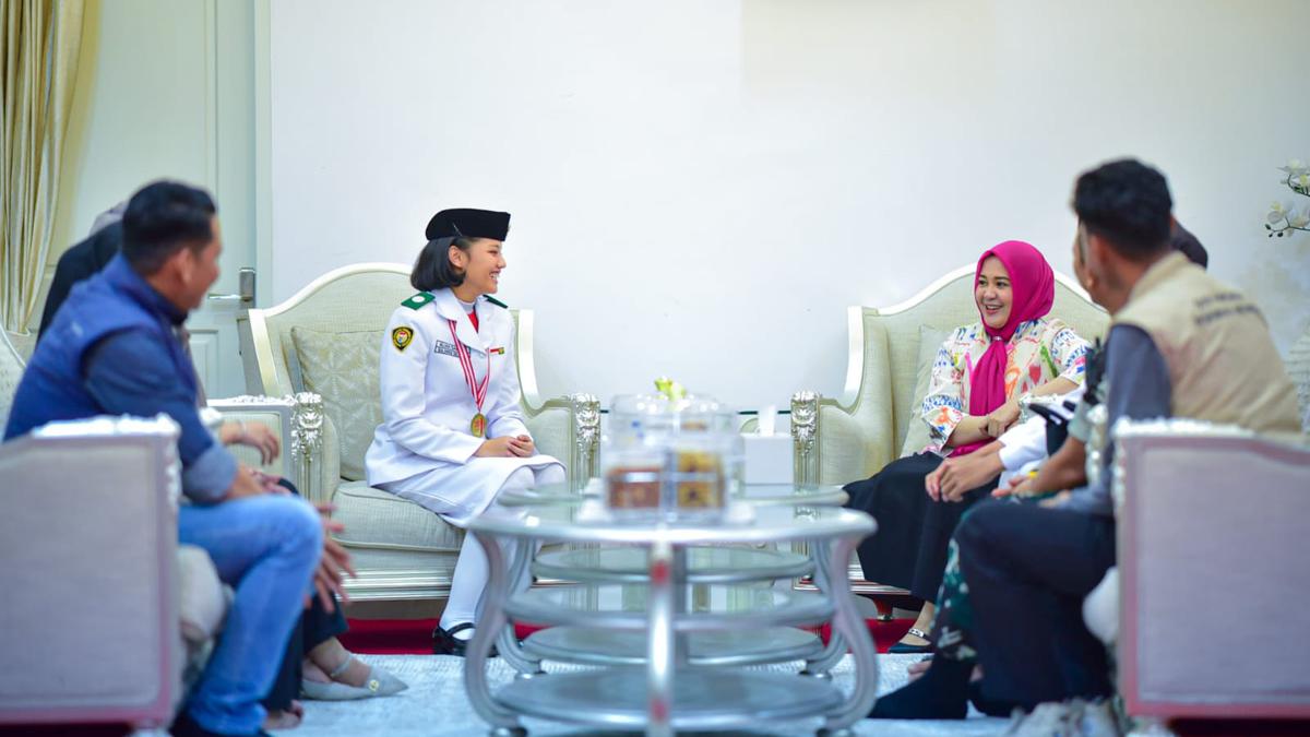 Pulang ke Sulsel, Paskibraka Nasional 2025 Dapat Hadiah Tabungan Pendidikan