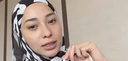 Nikita Willy Tampil Berbeda dengan Hijab Motif Zebra. [@nikitawillyofficial94]