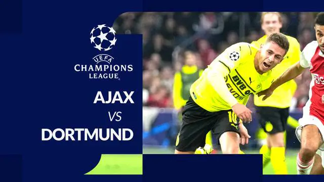 MOTION GRAFIS Liga Champions: Statistik Pertandingan Ajax Amsterdam Vs Borussia Dortmund