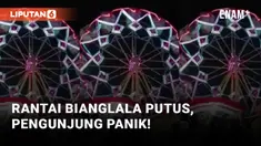 Rantai Bianglala di Pasar Malam Trenggalek Putus