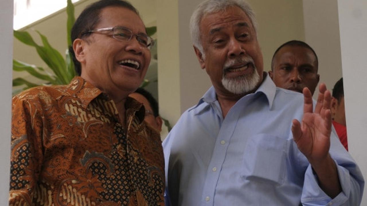 Keakraban Menteri Rizal Ramli sambut kunjungan Xanana Gusmao