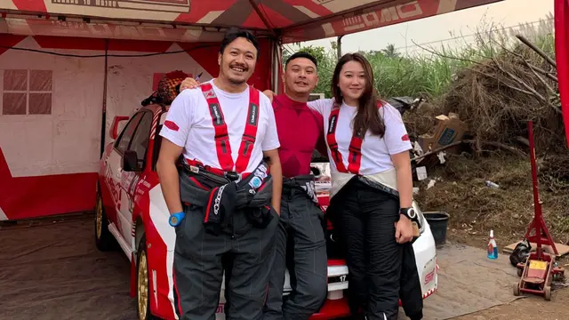 Baru Comeback, Kezia Langsung Juara 3 di Kejuarnas Rally
