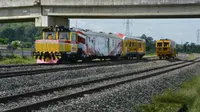 Kementerian Perhubungan terus menggenjot penyelesaian pembangunan jalur Kereta Api (KA) Trans Sulawesi (Foto: Dok Kementerian Perhubungan)