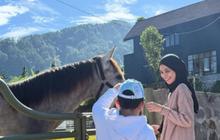 5 Potret Vila Baru Shireen Sungkar di Puncak Bogor, Ada Kandang Kuda - Suasana Menenangkan Seperti di Swiss