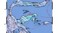 Gempa Magnitudo 5,3 Guncang Pulau Puah Sulteng