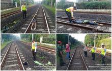 Pria Tanpa Identitas Tewas Tertabrak KRL di Lenteng Agung