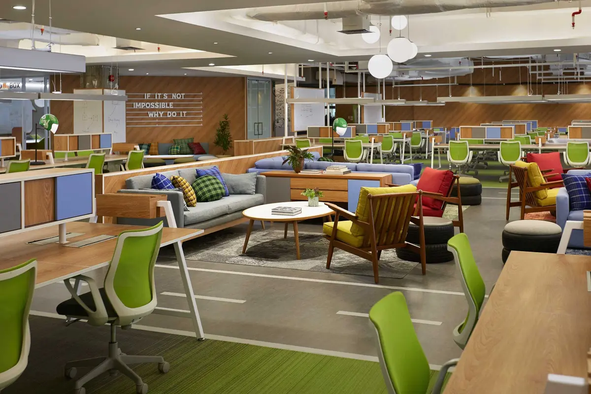 Desain Interior Kantor Gojek