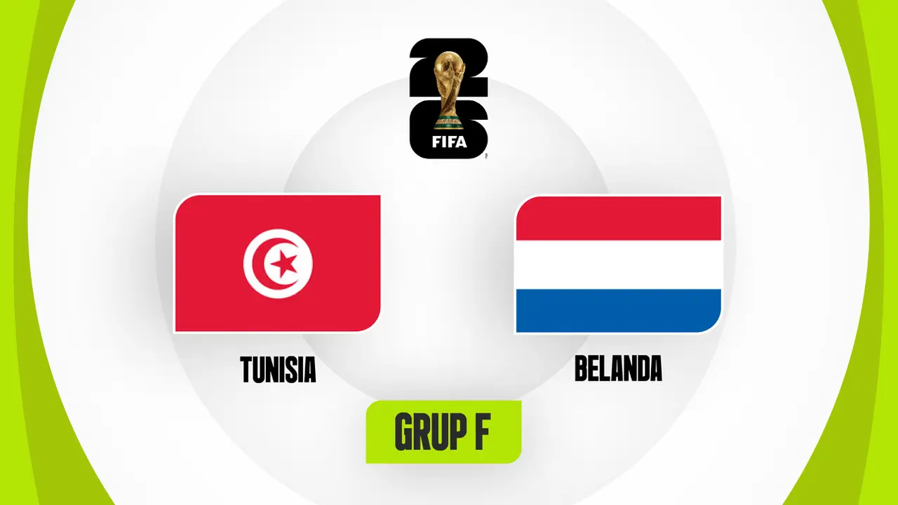 Timnas Tunisia Vs Timnas Belanda.