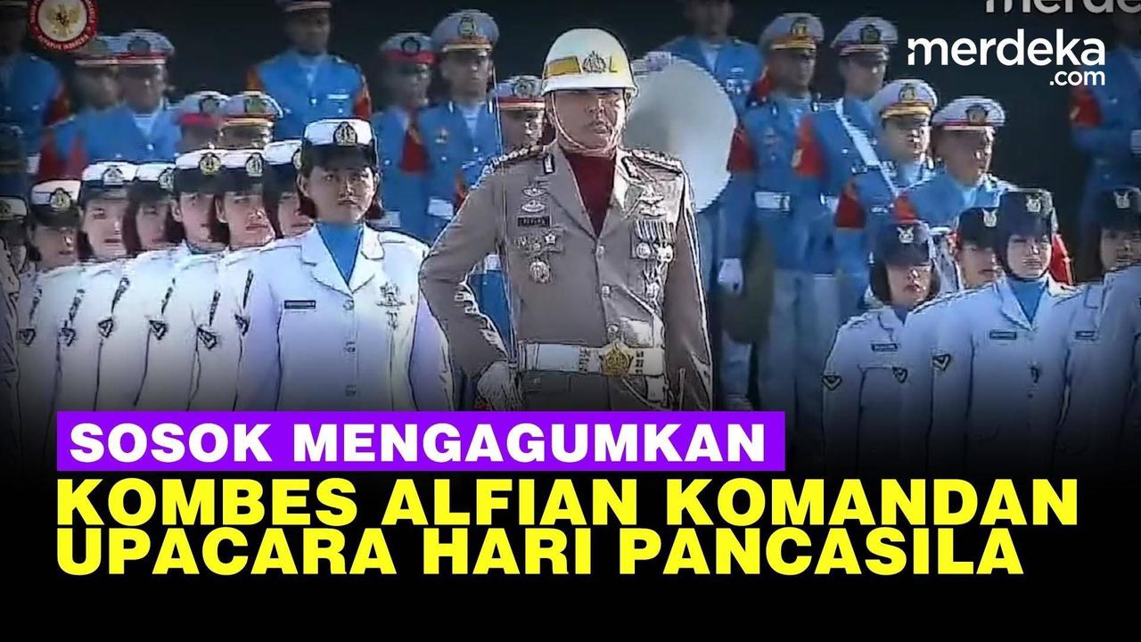 VIDEO: Sosok Kombes Alfian Nurriza Komandan Upacara Hari Pancasila