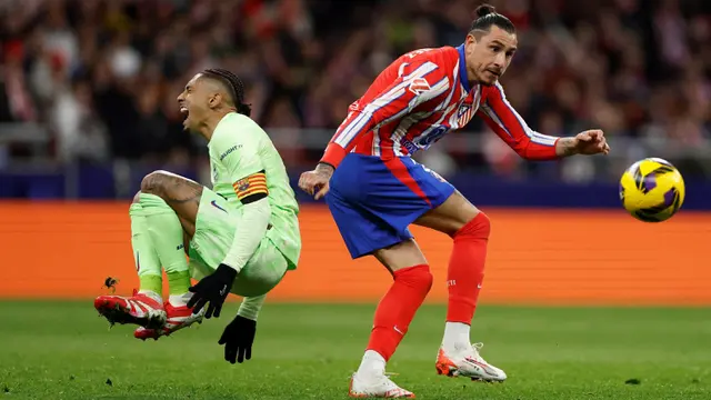 Barcelona Berbalik Unggul atas Atletico Madrid