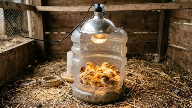 Brooder Ayam Galon Air Mineral