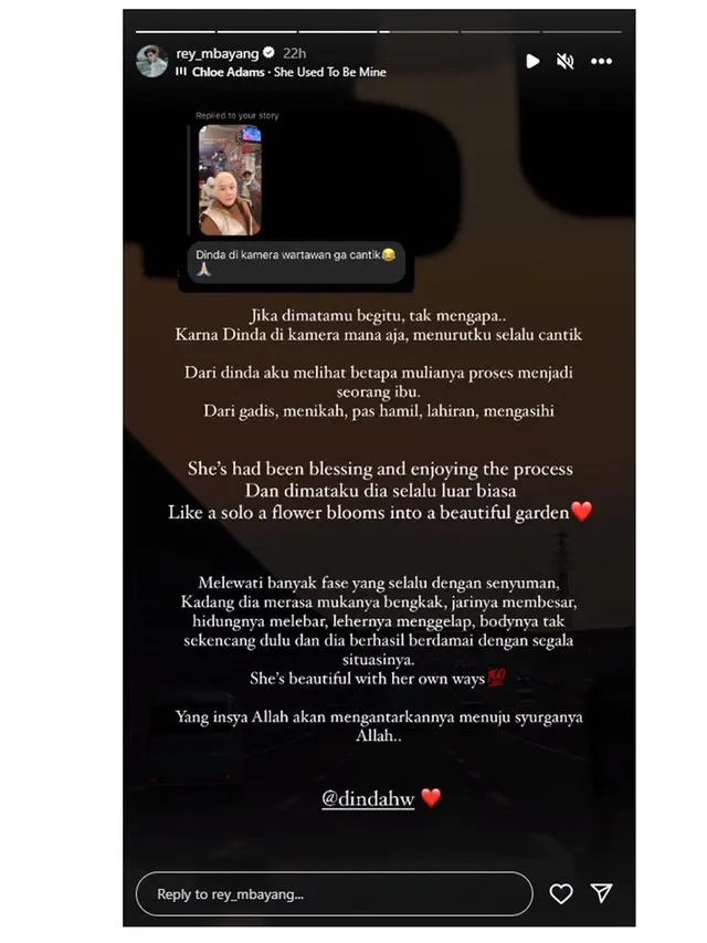Istrinya Disebut Tak Cantik, Ini 6 Pembelaan Rey Mbayang saat Dinda Hauw Dibully