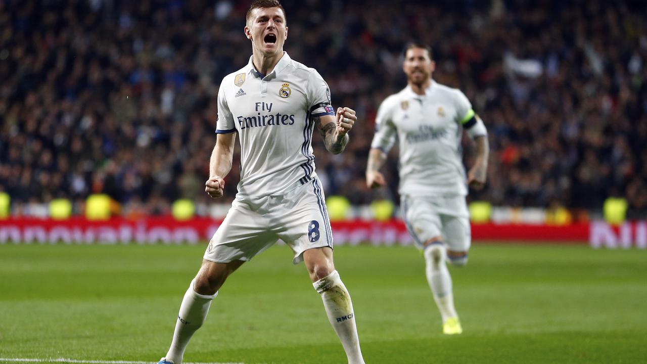 Gelandang Real Madrid Toni Kroos (AP Photo/Francisco Seco)
