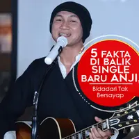 Yuk simak 5 fakta di balik single terbaru Anji yang bertajuk Bidadari Tak Bersayap. (Foto: Adrian Putra/Bintang.com, Desain: Nurman Abdul Hakim/Bintang.com)